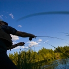 Fly fishing on Deschutes River